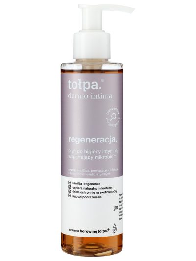 Tołpa Dermo Intima regenerujący płyn do higieny intymnej wspierający mikrobiom 195ml