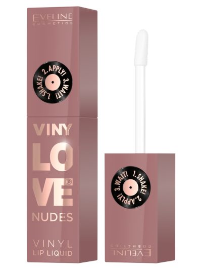 Eveline Cosmetics VinyLove Nudes długotrwała pomadka płynna z efektem winylowym 14 Cool 4ml