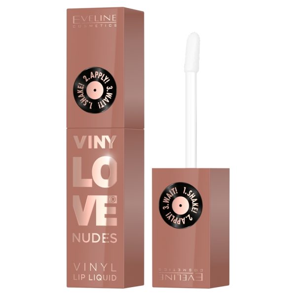 Eveline Cosmetics VinyLove Nudes długotrwała pomadka płynna z efektem winylowym 12 Yummy 4ml