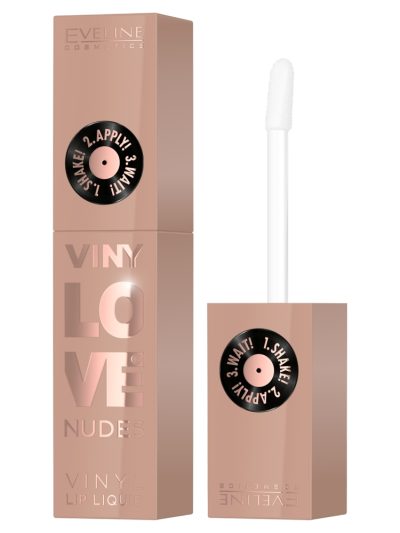 Eveline Cosmetics VinyLove Nudes długotrwała pomadka płynna z efektem winylowym 11 Creamy 4ml