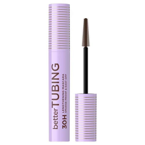 Eveline Cosmetics Better Tubing 30H wydłużający tusz do rzęs Brązowy 7ml