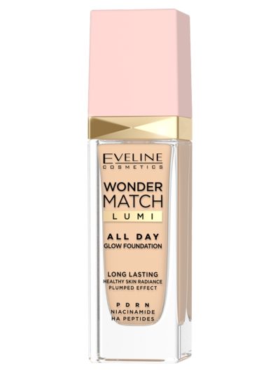 Eveline Cosmetics Wonder Match Lumi All Day Glow długotrwały podkład rozświetlający 10 Vanilla 30ml