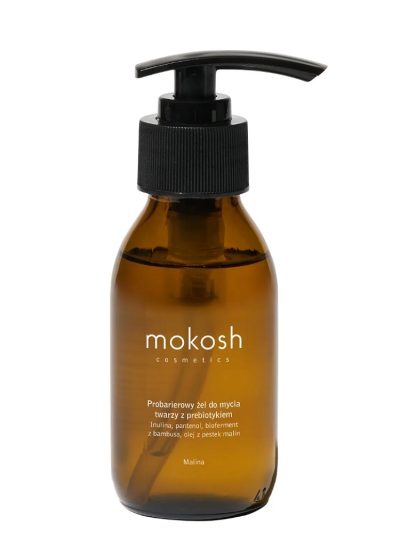 Mokosh Probarierowy żel do mycia twarzy z prebiotykiem Malina 90ml