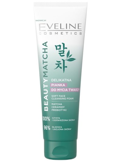Eveline Cosmetics Beauty Matcha delikatna pianka do mycia twarzy 125ml