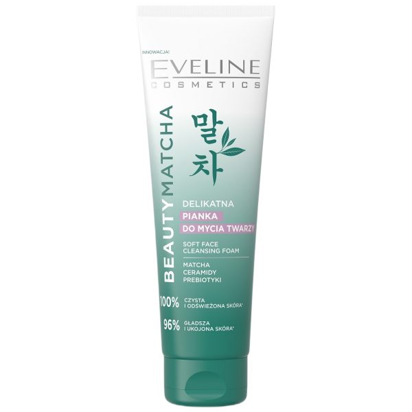 Eveline Cosmetics Beauty Matcha delikatna pianka do mycia twarzy 125ml