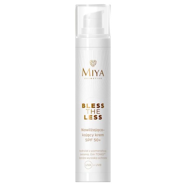 Miya Cosmetics Bless The Less nawilżająco-kojący krem SPF50+ 50ml