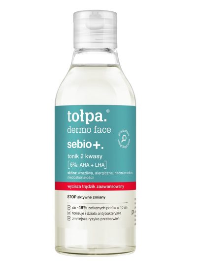 Tołpa Dermo Face Sebio+ tonik 2 kwasy 200ml