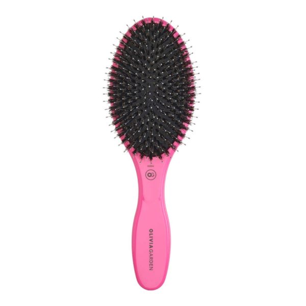 Olivia Garden Expert Care Oval szczotka do rozczesywania włosów Pink
