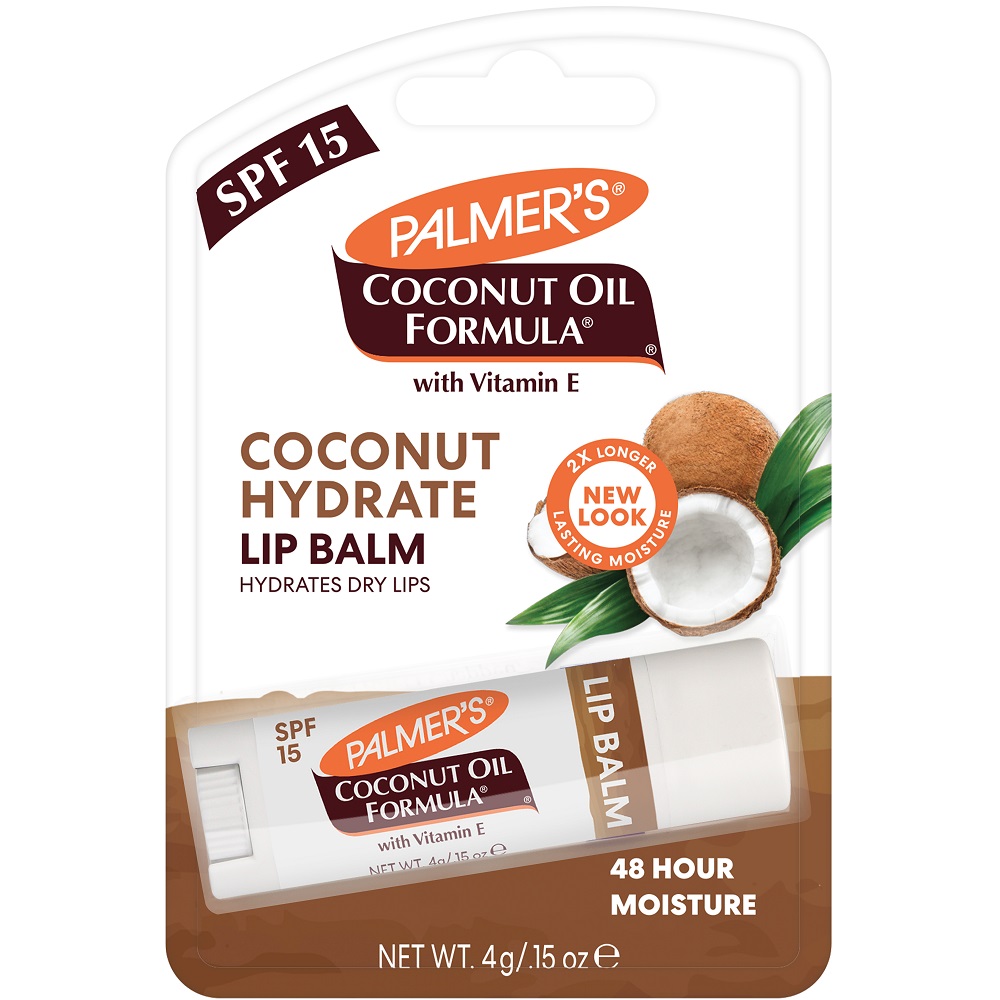 PALMER'S Coconut Oil Formula Lip Balm SPF15 pflegend Lotion für die Lippen mit Öl mit Kokos 4g