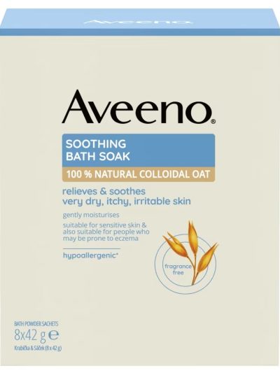 Aveeno Dermexa kojący puder do kąpieli 8x42g