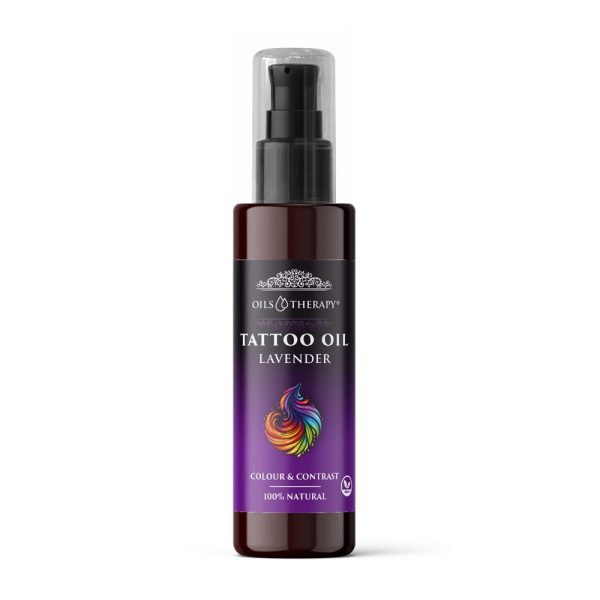 Optima Natura Tattoo Oil Lavender olej do pielęgnacji skróty pokrytej tatuażem o zapachu lawendy 75ml