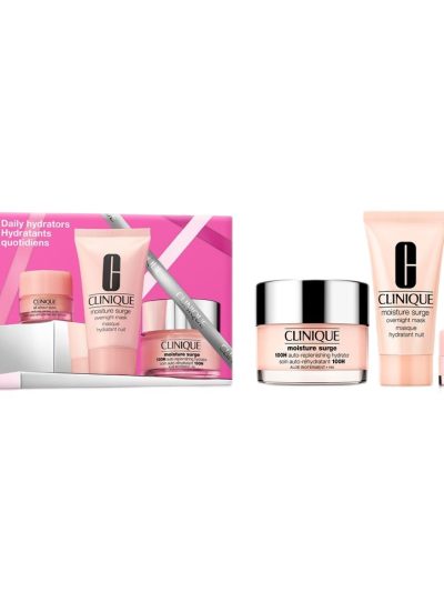 Clinique Daily Hydrators zestaw krem intensywnie nawilżający 30ml + maska na noc 30ml + krem pod oczy 5ml
