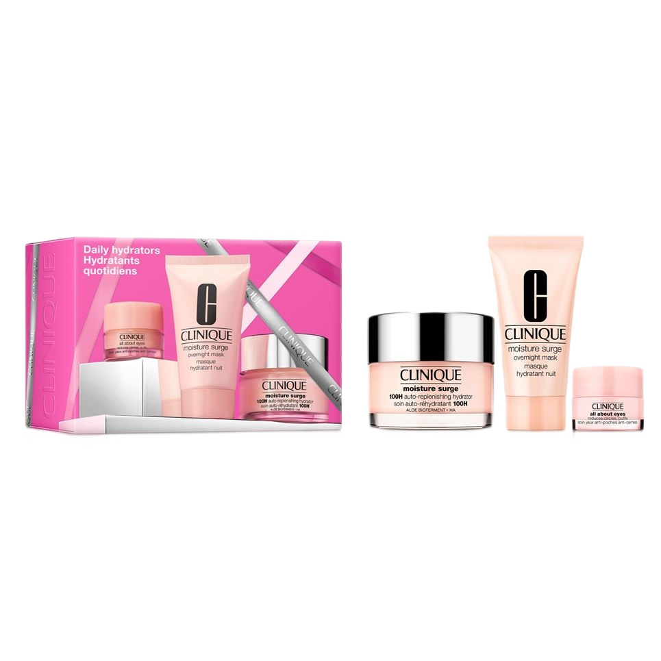 Clinique Clinique Daily Hydrators zestaw krem intensywnie nawilżający 30ml + maska na noc 30ml + krem pod oczy 5ml