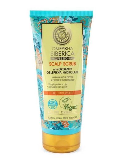 Natura Siberica Oblepikha Professional oczyszczający peeling do skóry głowy na bazie hydrolatu z rokitnika 200ml