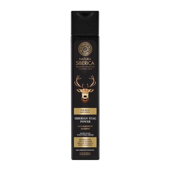 Natura Siberica Men Siberian Stag Power przeciwłupieżowy szampon do włosów dla mężczyzn 250ml