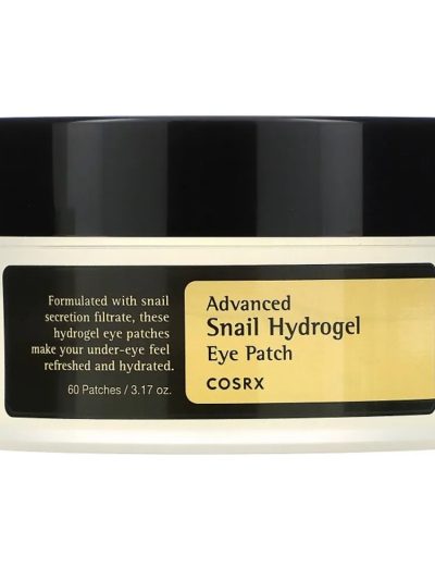 COSRX Advanced Snail Hydrogel Eye Patch hydrożelowe płatki pod oczy ze śluzem ślimaka 60szt.