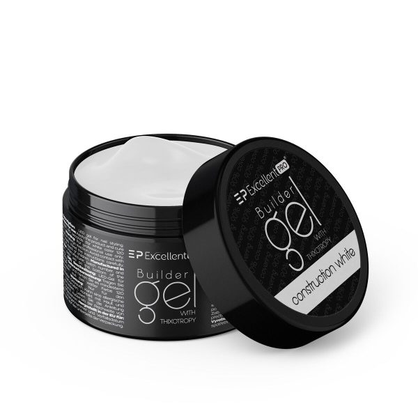 Excellent PRO Builder Gel With Thixotropy żel budujący Construction White 50g