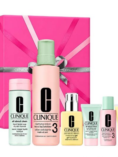 Clinique Great Skin Everywhere: for Combination Oily Skin zestaw kosmetyków do pielęgnacji mieszanej i tłustej skóry