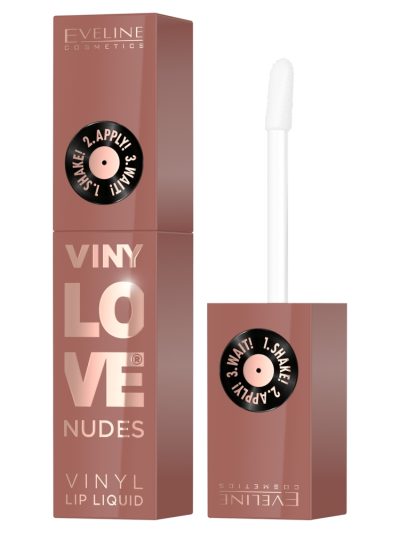Eveline Cosmetics VinyLove Nudes długotrwała pomadka płynna z efektem winylowym 13 Cutie 4ml