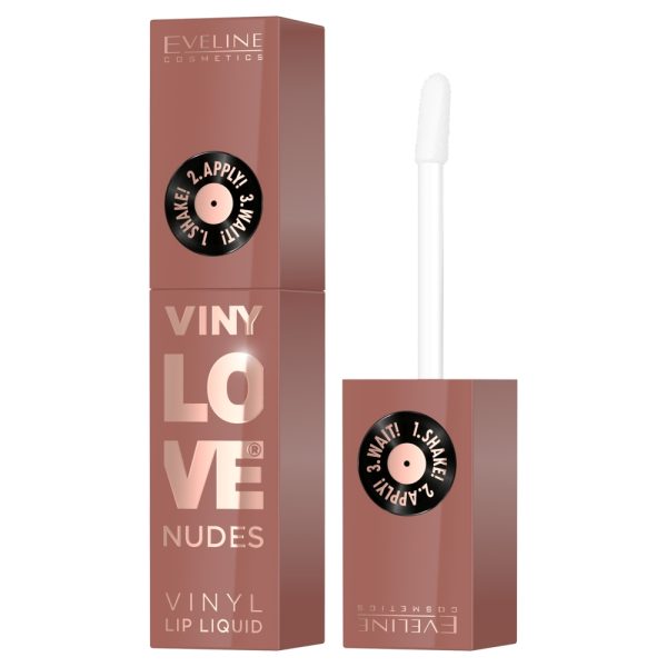Eveline Cosmetics VinyLove Nudes długotrwała pomadka płynna z efektem winylowym 13 Cutie 4ml
