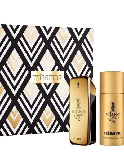 Paco Rabanne 1 Million zestaw woda toaletowa spray 100ml + dezodorant spray 150ml + woda toaletowa spray 10ml