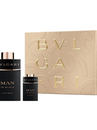 Bvlgari Man In Black zestaw woda perfumowana spray 100ml + woda perfumowana spray 15ml