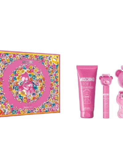 Moschino Toy 2 Bubble Gum zestaw woda toaletowa spray 100ml + balsam do ciała 100ml + woda toaletowa spray 10ml