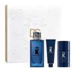 Dolce & Gabbana K by Dolce & Gabbana zestaw woda perfumowana spray 100ml + dezodorant sztyft 75g + żel pod prysznic 50ml