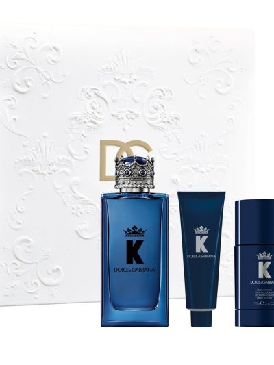 Dolce & Gabbana K by Dolce & Gabbana zestaw woda perfumowana spray 100ml + dezodorant sztyft 75g + żel pod prysznic 50ml