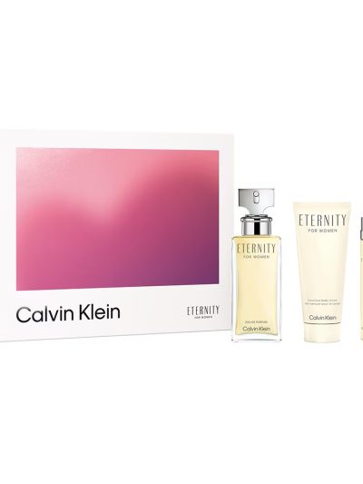 Calvin Klein Eternity For Women zestaw woda perfumowana spray 100ml + balsam do ciała 100ml + woda perfumowana spray 10ml