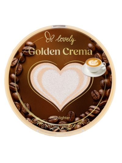 Lovely Golden Crema Highlighter rozświetlacz do twarzy 6g