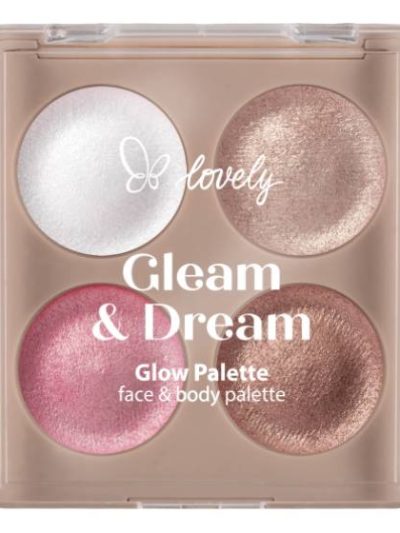 Lovely Gleam & Dream Glow Palette paleta rozświetlaczy do twarzy i ciała 10g