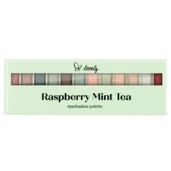 Lovely Raspberry Mint Tea Eyeshadow Palette paleta cieni do powiek 12g