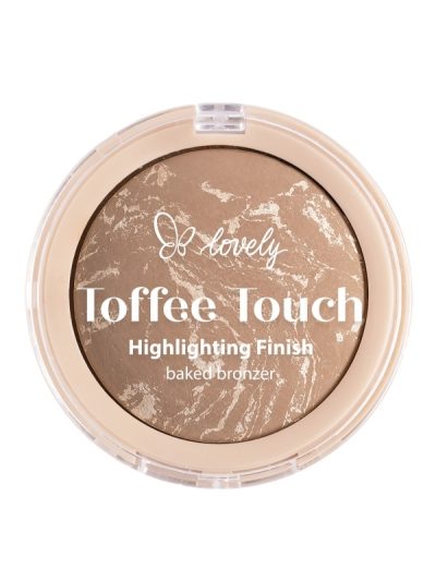 Lovely Toffee Touch Highlighting Finish Baked Powder wypiekany bronzer do twarzy i ciała 01 9g
