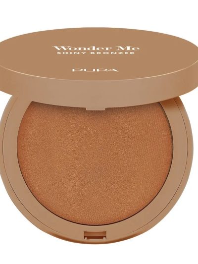 Pupa Milano Wonder Me Shiny Bronzer wypiekany bronzer rozświetlający 004 Dark Warm 6g