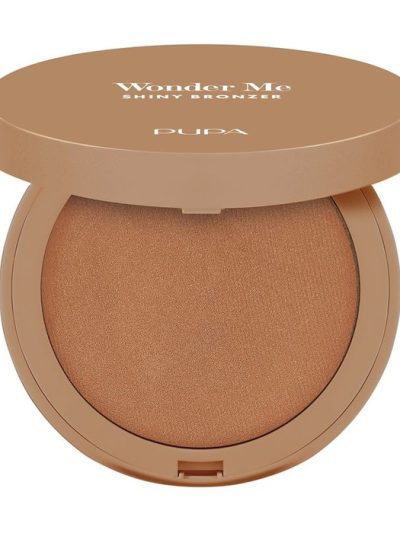 Pupa Milano Wonder Me Shiny Bronzer wypiekany bronzer rozświetlający 003 Medium Neutral 6g
