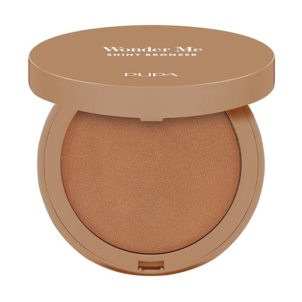 Pupa Milano Wonder Me Shiny Bronzer wypiekany bronzer rozświetlający 003 Medium Neutral 6g
