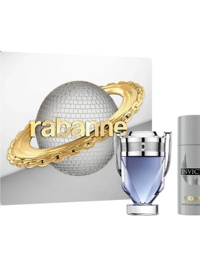 Paco Rabanne Invictus zestaw woda toaletowa spray 100ml + dezodorant spray 150ml