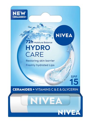 Nivea Pielęgnująca pomadka do ust Hydro Care 4.8g