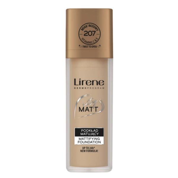 Lirene City Matt podkład matujący 207 Beżowy 30ml