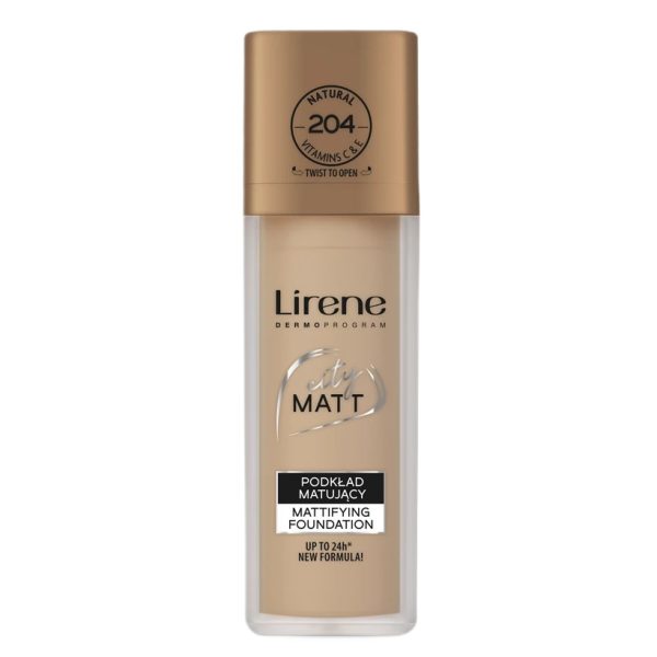 Lirene City Matt podkład matujący 204 Naturalny 30ml
