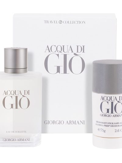 Giorgio Armani Acqua di Gio Pour Homme zestaw woda toaletowa spray 100ml + dezodorant sztyft 75g