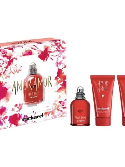 Cacharel Amor Amor zestaw woda toaletowa spray 50ml + balsam do ciała 2x50ml