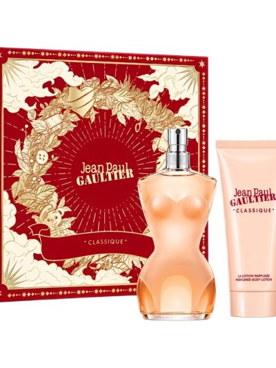Jean Paul Gaultier Classique zestaw woda toaletowa spray 100ml + woda toaletowa spray 10ml + balsam do ciała 75ml