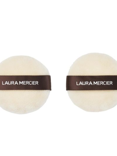 Laura Mercier Medium Velour Puff puszek do pudru 2szt.