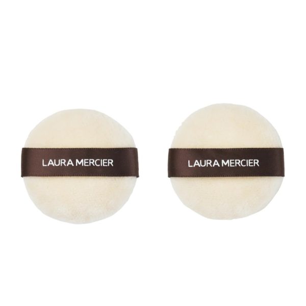 Laura Mercier Medium Velour Puff puszek do pudru 2szt.