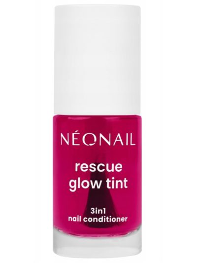 NeoNail Rescue Glow Tint regenerująca odżywka do paznokci Glazed Raspberry 7.2ml